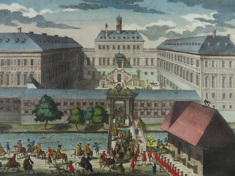 WIEN SIMMERING SCHLOß KAISEREBERSDORF KLEINER 1730