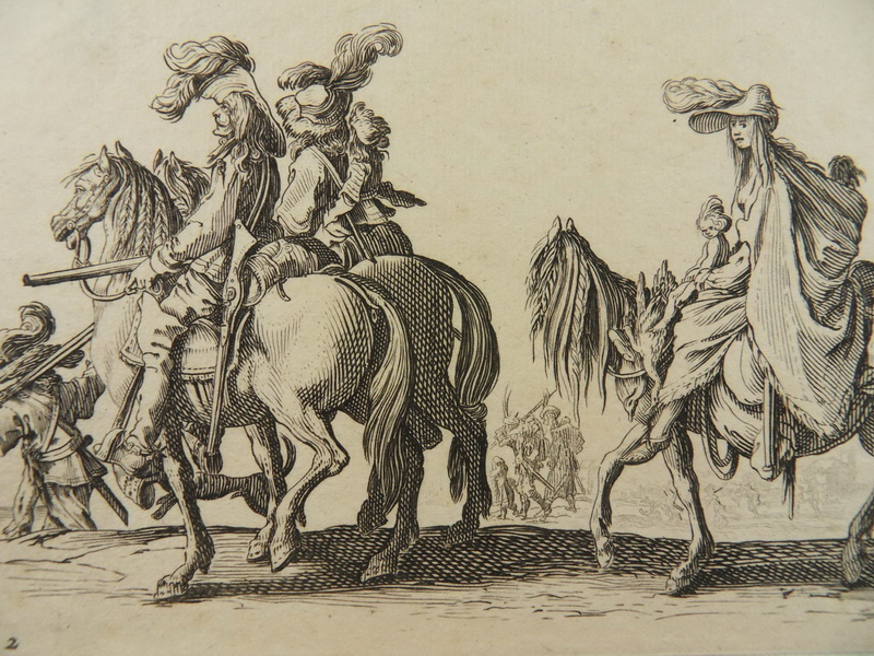 ZIGEUNER ZUG RADIERUNG JACQUES CALLOT 1650 E34