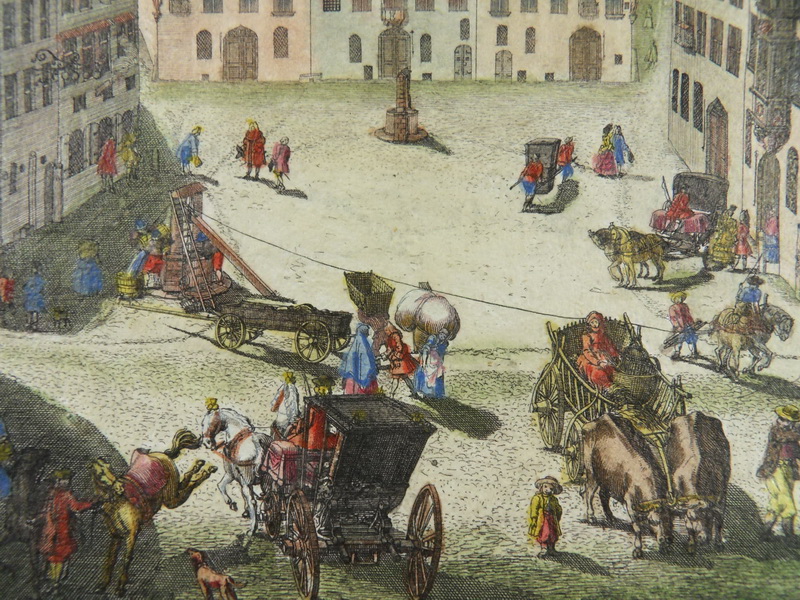 NÜRNBERG MILCHMARKT ALBRECHT DÜRER PLATZ DELSENBACH 1716 KOL 