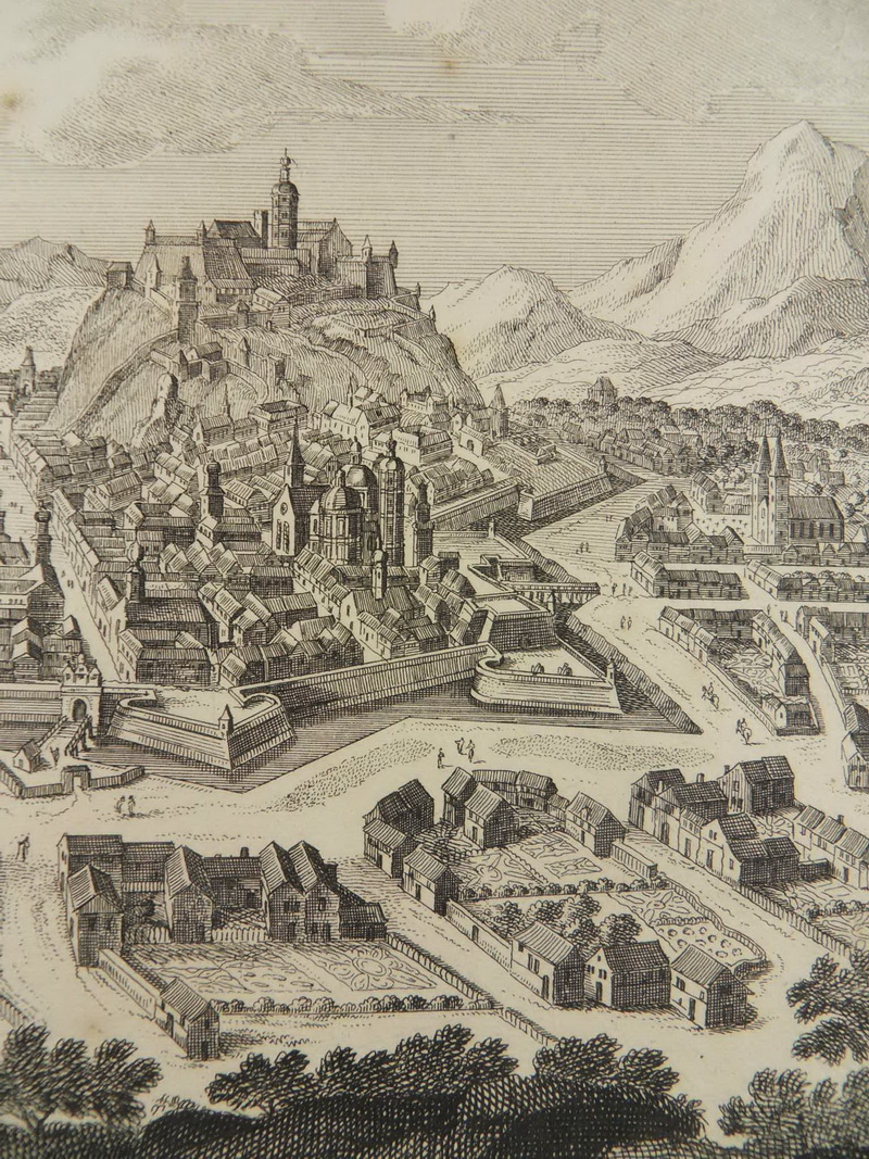 GRAZ STEIERMARK KUPFERSTICH ANSICHT PETER SCHENK 1700 R